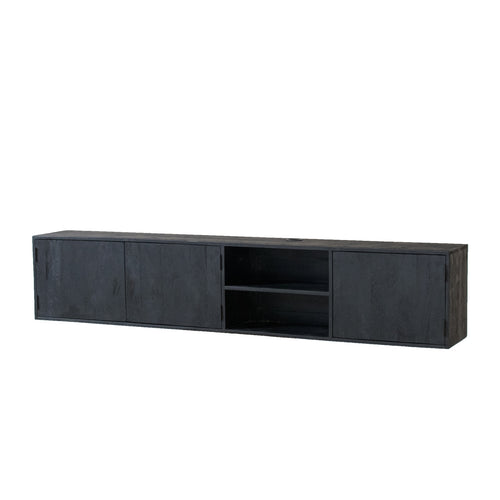 Giga Meubel Tv-Meubel Zen - IJzer/Mangohout - Zwart - 200cm - vtwonen shop