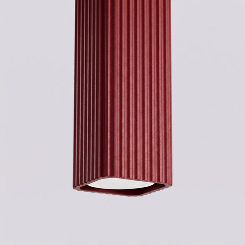 Sollux Lighting Hanglamp RAYO 1 bordeaux - 8x8x118cm