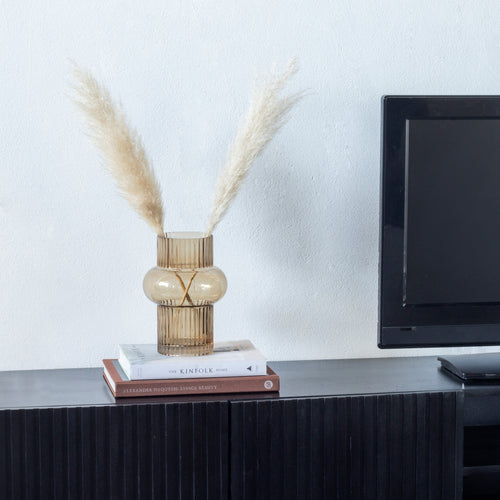 Giga Meubel Tv-Meubel Roman - Zwart Mangohout - 150x40x50cm - vtwonen shop