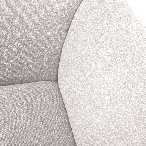 WOOOD hoekelement recht Mojo Base - Bouclé - Ecru Melange - 74x105x105