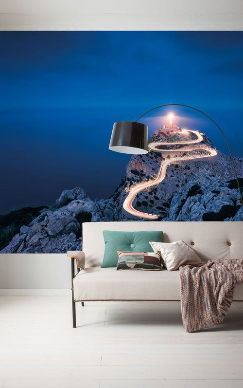 Sanders & Sanders fotobehang Cap de Formentor blauw - 200 x 150 cm - 612493