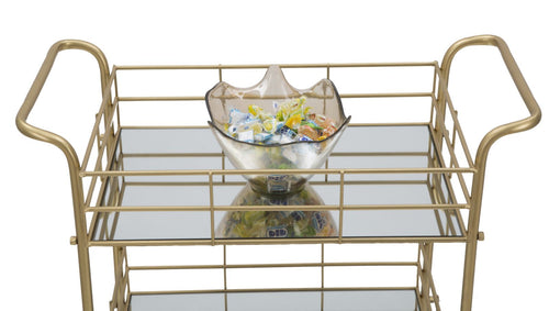 Mauro Ferretti trolley - 60x30,5x80 cm - goud