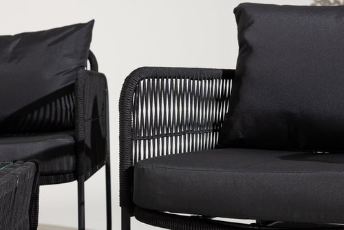 Rebellenclub Loungeset Hibis - Zwart - vtwonen shop