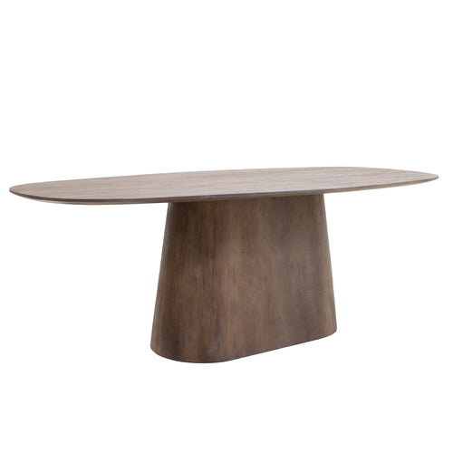 Giga Meubel Eettafel Stijn - Walnoot Deens Ovaal - 160x100x76cm