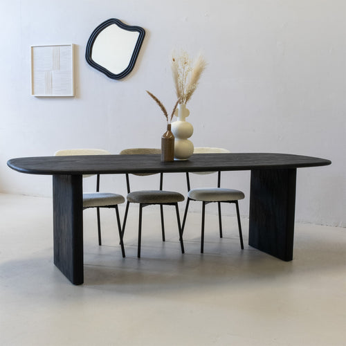 Giga Meubel Eettafel Gin - Deens Ovaal - Mangohout - 240cm - vtwonen shop