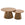 Furnhouse salontafel set Svendborg - Gerookt eikenhout - Ø 60/80 cm
