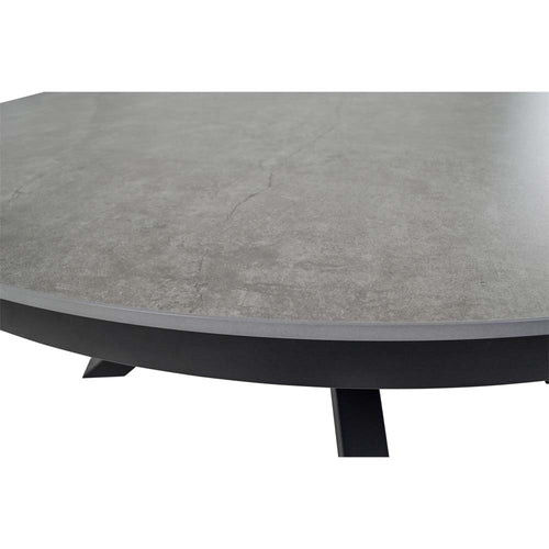 Lesli Living tuintafel Davos - grijs - Ø158cm