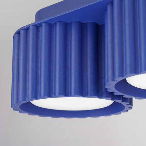 Sollux Lighting Plafondlamp AURA 3 ultramarijn Gx53 - 32,5x10x8cm