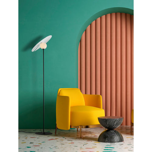 Nova Luce REFLET Vloerlamp Sandy Black, witte LED G9 1x5W