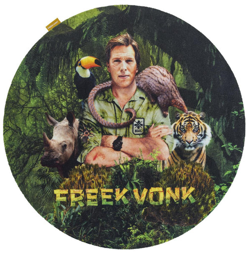FREEK VONK kleed Laterrr Vloerkleed - dia 100 cm - groen - vtwonen shop