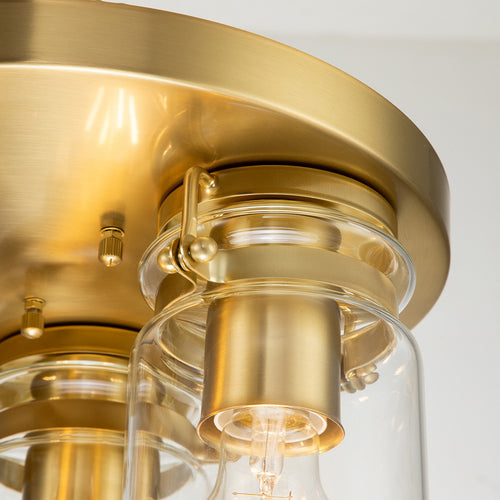 Elstead Kichler Brinley Shade Cluster Plafondlamp Geborsteld Messing