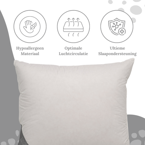 Ten Cate hoofdkussen - eendendons double face - 60x70 - vtwonen shop