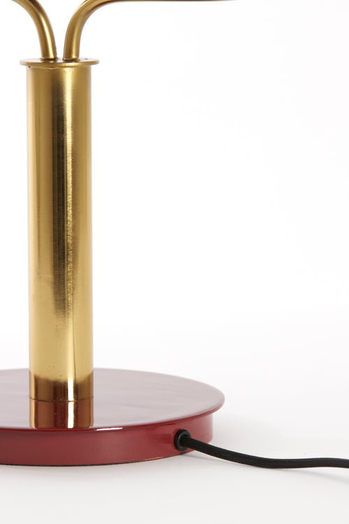 Light & Living tafellamp AYER - rood - 37x14x43cm - vtwonen shop