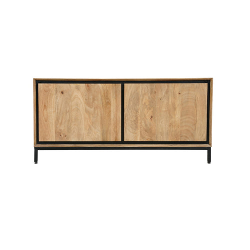 StarFurn Tv-meubel RichWood - Naturel Hout - 120x45x55cm
