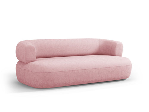 Micadoni Bank Jenny 3-zits, chenille, roze - 90x178x73cm
