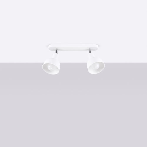 Sollux Lighting Plafondlamp ELBA 2 wit - 47x24x18,5cm