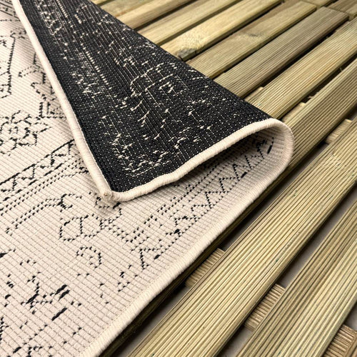 Buitenkleed Nova zwart/wit - Interieur05 - 240 x 340 cm - vtwonen shop