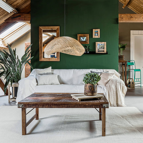 Raw Materials salontafel inklapbaar - FSC gerecycled hout - 120x75x45 cm