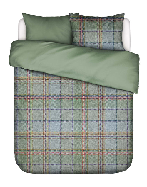 Essenza Meau dekbedovertrek - Lits-Jumeaux XL – 260x200/220 cm - Basil green