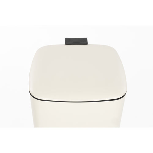 Housecraft Living Mark Prullenbak met Pedaal 30 Liter – Soft Close Afvalbak Crème