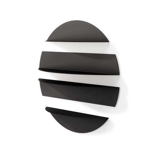 Umbra Solis zwevende wandplanken van metaal - vtwonen shop