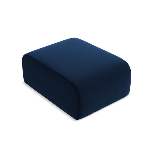 LaMiaSofa Poef Cervo - velours - koningsblauw - 72x94x42