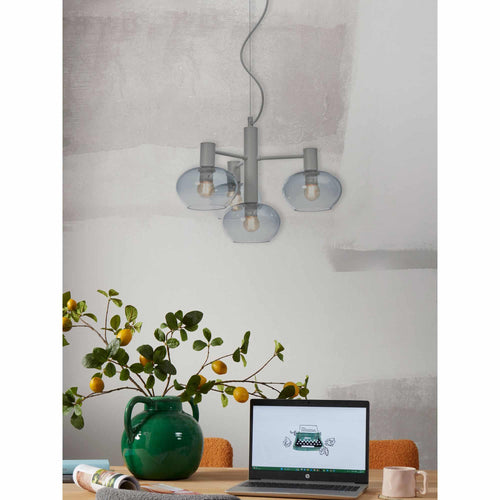 it's about RoMi hanglamp BOLOGNA - grijs - Ø43cm - vtwonen shop