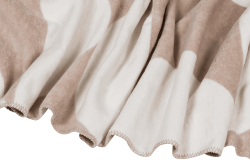 noo.ma TUL Katoenen deken - Creme Beige - vtwonen shop