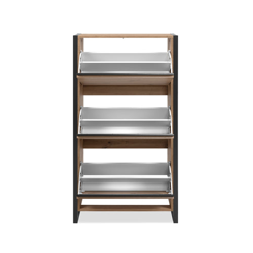 Calicosy - Schoenenkast met 3 kleppen L70 cm - DENVER - 25x70x125 cm
