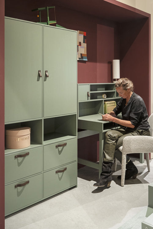 vtwonen garderobekast 103 cm & kistbank 120 cm Stage - Grenen - Soap - 185x103x40/36x120x50 - vtwonen shop