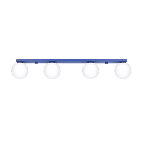 Sollux Lighting Plafondlamp YOLI 4 ultramarijn - 88x12x14,5cm