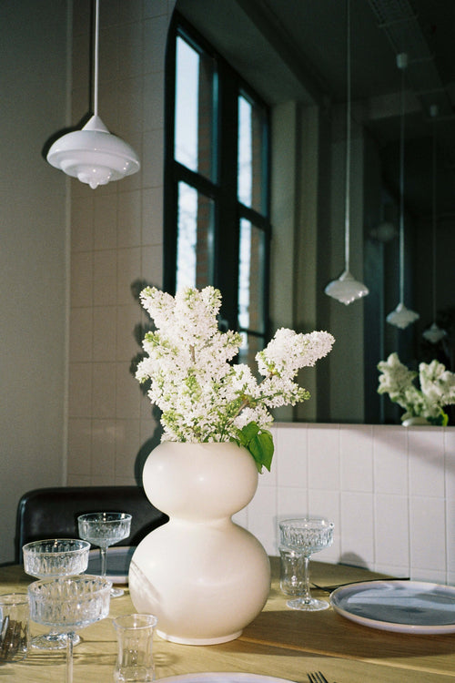 noo.ma TUGA Ceramic Vase - Piazza Beige - vtwonen shop