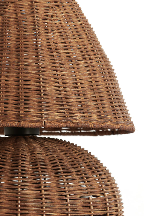 Light & Living tafellamp MAVON - bruin - Ø27.5x35cm