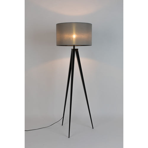 Zuiver Tripod Vloerlamp Met Driepoot Zwart/Grijs