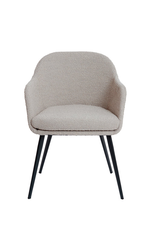 Light & Living eetkamerstoel LEONE - 59x58.5x82cm - bruin - Set van 2 - vtwonen shop