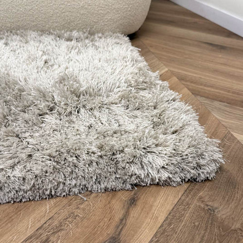 Hoogpolig vloerkleed Nika ivoor/taupe polyester - Interieur05 - 230 x 160 cm - vtwonen shop