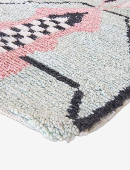 AFK Living vloerkleed Berber - handgemaakt - Wol - 81 x 294 cm