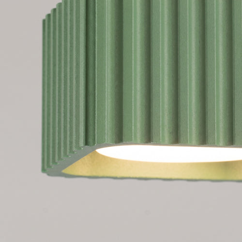Sollux Lighting Plafondlamp RIFF 1 saliegroen Gx53 - 10x10x6cm