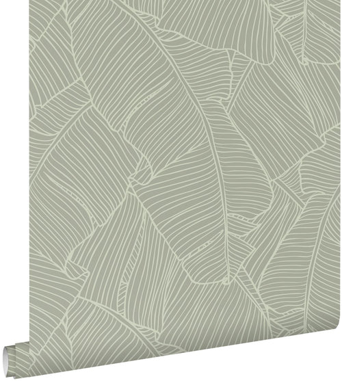 ESTAhome behang bladeren mintgroen - 53 cm x 10.05 m - 130934