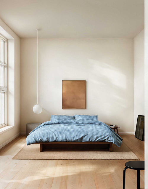 Marc O'Polo Svea dekbedovertrek - Tweepersoons – 200x200/220 cm - Calm blue