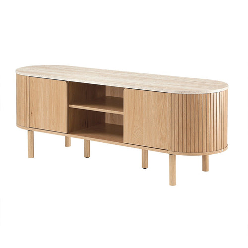 Calicosy - TV-meubel HELIOS - licht hout 140x40x52 cm