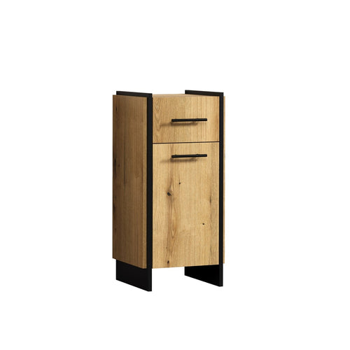 Calicosy - Badkameronderkast ELLIE - licht hout 37x31x79 cm