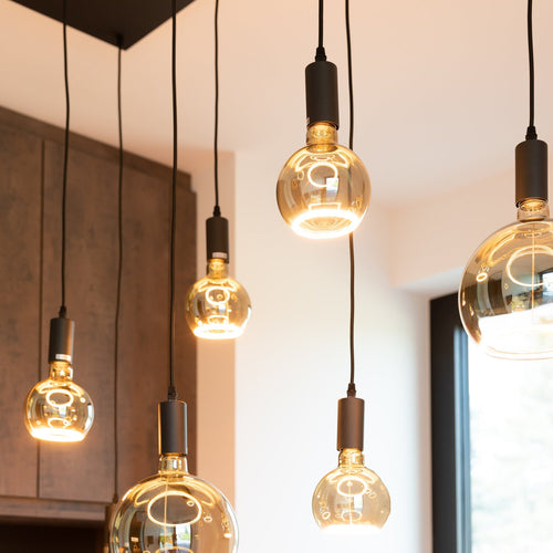 Atmooz hanglamp Hanoi - zwart - 110 x 31 x H 115 cm - E27