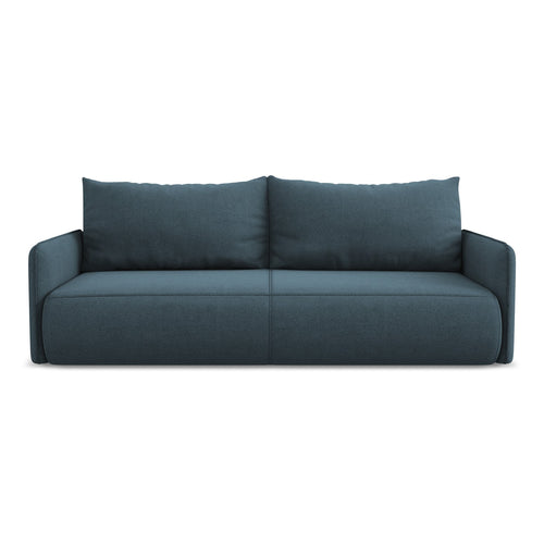 LaMiaSofa 3-zits slaapbank Palermo - textuurstof - jeans - 216x105x86