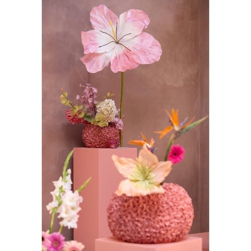 Light & Living vaas Phylia - rood - Ø38cm - vtwonen shop