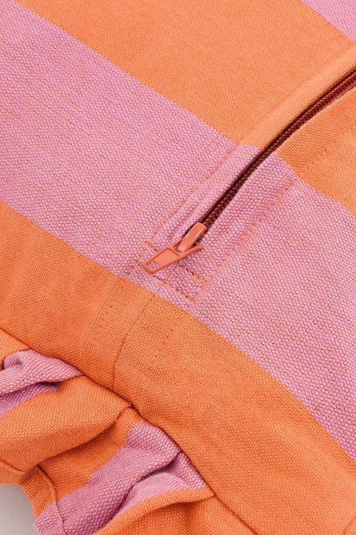 Mica Decorations Sierkussen - L45 x B45 x H10 cm - Katoen - Lila, Oranje - vtwonen shop