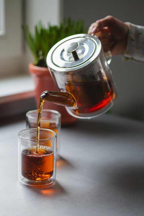 Bredemeijer - Theepot San Remo 1,0L dubbelwandig glas - vtwonen shop