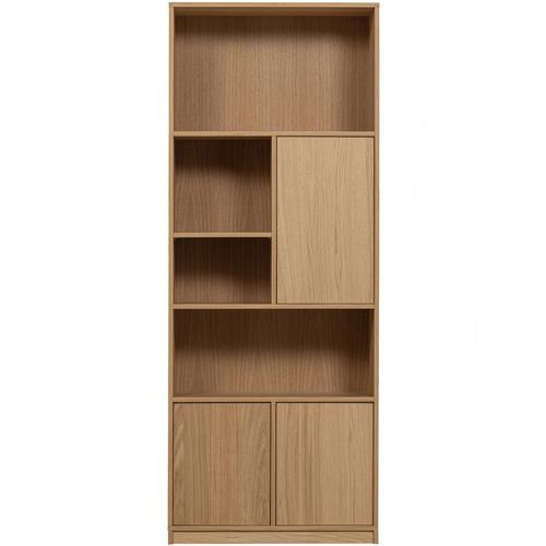 vtwonen bovenkast Modulair - Eikenhout Fineer - Naturel - 199x77x40 - vtwonen shop