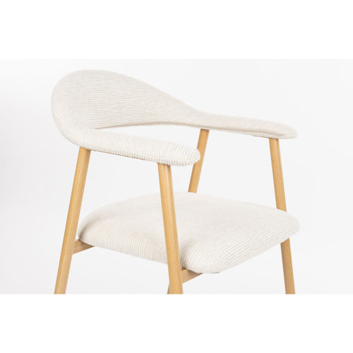 Housecraft Living Amy Eetkamerstoelen Beige - Set van 2