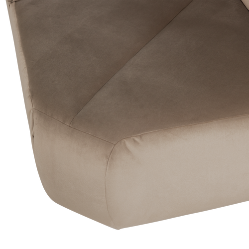 WOOOD hoekelement recht Mojo - Velvet - Khaki - 74x105x105